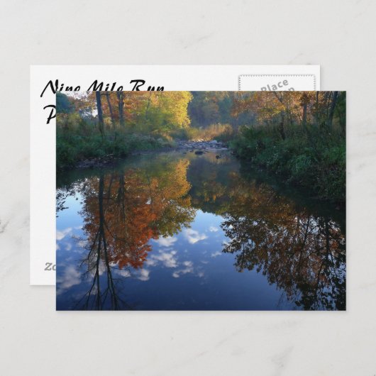 october the stream briefkaart (Voorkant / Achterkant)