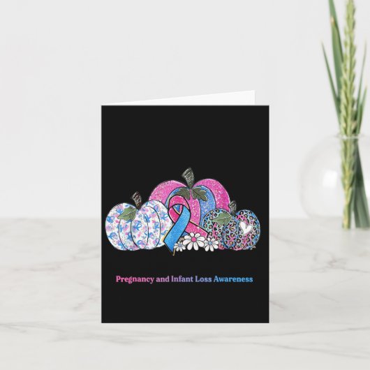 October We Wear Nk &amp; Blue Pregnancy Infant Los Kaart (Voorkant)