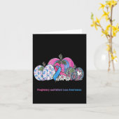 October We Wear Nk &amp; Blue Pregnancy Infant Los Kaart (Gele Bloem)