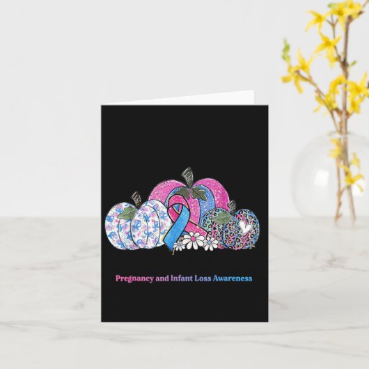 October We Wear Nk &amp; Blue Pregnancy Infant Los Kaart (Gele Bloem)