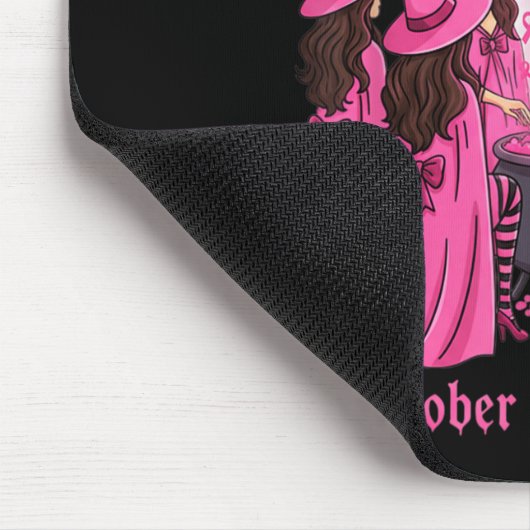 October We Wear Nk Witch Halloween Breast Cancer A Muismat (Hoek)