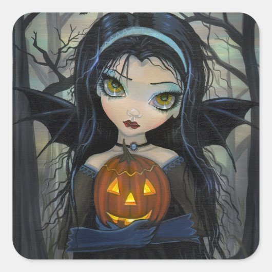 October Woods Halloween Vampier Stickers (Voorkant)