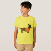 Octoberfest 2018 - Funny German Dachshund Costume T-shirt (Voorkant volledig)
