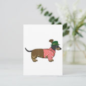 Octoberfest 2018 - Grappig Duits dachshond kostuum Kaart (Staand voorkant)