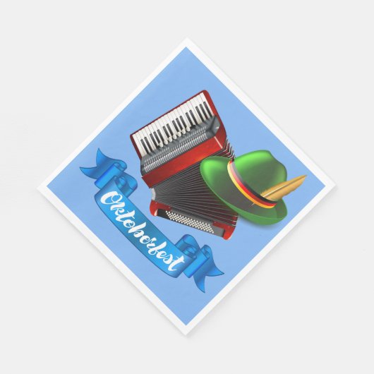 Octoberfest Accordeon Servet (Hoek)