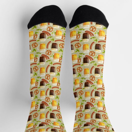 Octoberfest Beer, Sause & Pretzel Socks Sokken (Top)