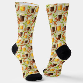Octoberfest Beer, Sause & Pretzel Socks Sokken