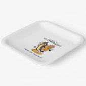 Octoberfest Brats and Beer Herfst Party Retro Papieren Bordje (Gebogen)