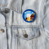 Octoberfest Wiener Dog Ronde Button 5,7 Cm (In situ)