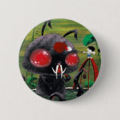 Octobunny Ronde Button 5,7 Cm (Voorkant)
