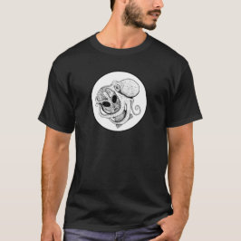 Octogray - The Strange Octopus and Alien sculpture T-shirt