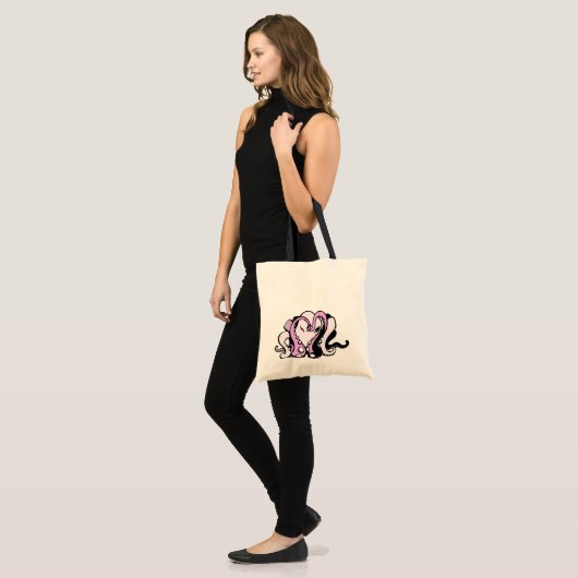 octohart tote bag (Voorkant (model))