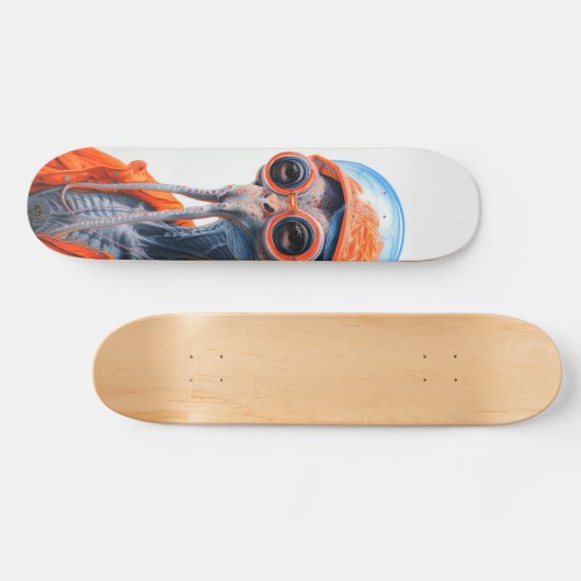 Octohipster 7 3/4" persoonlijk skateboard (Horizontaal)