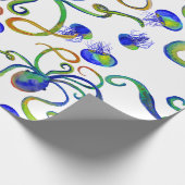 OctoJelly Zee zorgt voor  omslagpapier Cadeaupapier (Hoek)