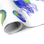 OctoJelly Zee zorgt voor  omslagpapier Cadeaupapier (Rol Hoek)