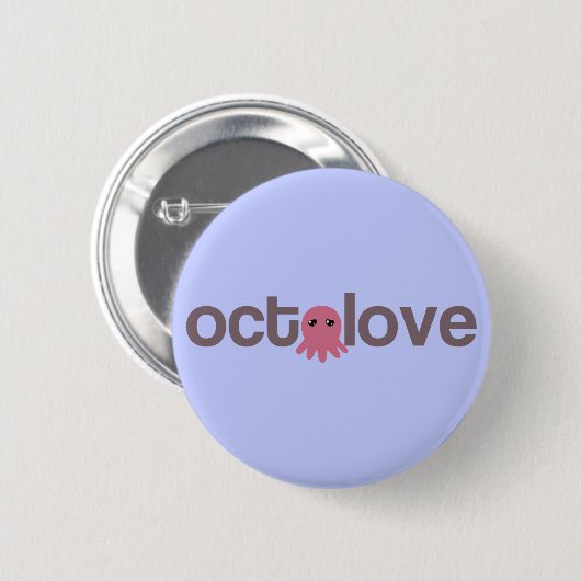 Octolove Ronde Button 5,7 Cm (Voorkant /achterkant)