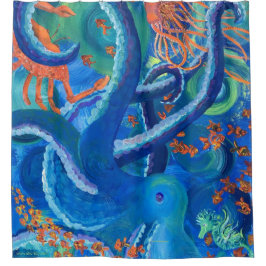 Octopacifica douchegordijn