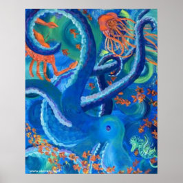 Octopacifica Poster Matte Paper