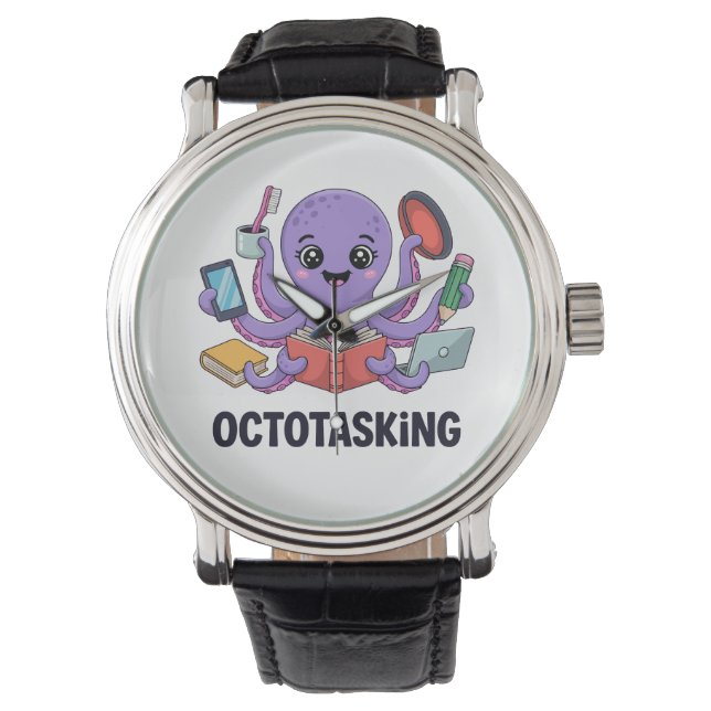 Octopasken in multitaskmodus horloge (Voorkant)