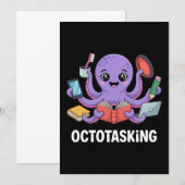 Octopasken in multitaskmodus kaart (Voorkant / Achterkant)