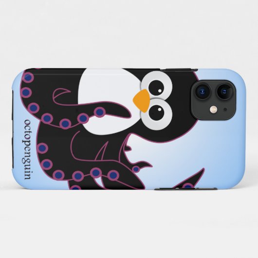 Octopenguin iPhone 5 Hoesje (Achterkant (horizontaal))
