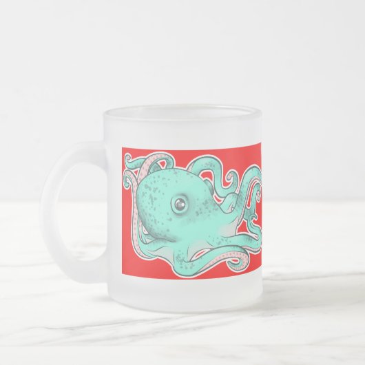 Octopi Attraction Matglas Koffiemok (Links)