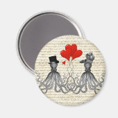  octopi en harten magneet (Voorkant / Achterkant)