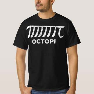 Octopi Funny Pi Day Gezegden Quote T-Shirt