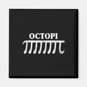 Octopi Funny Pi Gift voor Pi Day Wiskunde liefhebb Magneet