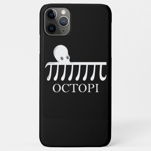 Octopi - Funny Pi Octopus Wiskunde Case-Mate iPhone Case (Achterkant)