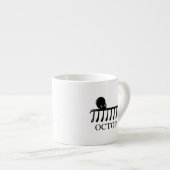 Octopi - Funny Pi Octopus Wiskunde Espresso Kop (Voorkant rechts)