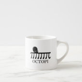 Octopi - Funny Pi Octopus Wiskunde Espresso Kop (Rechts)