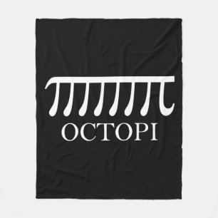Octopi - Funny Pi Octopus Wiskunde Fleece Deken