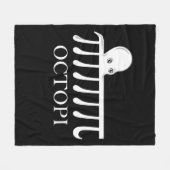 Octopi - Funny Pi Octopus Wiskunde Fleece Deken (Voorkant (Horizontaal))