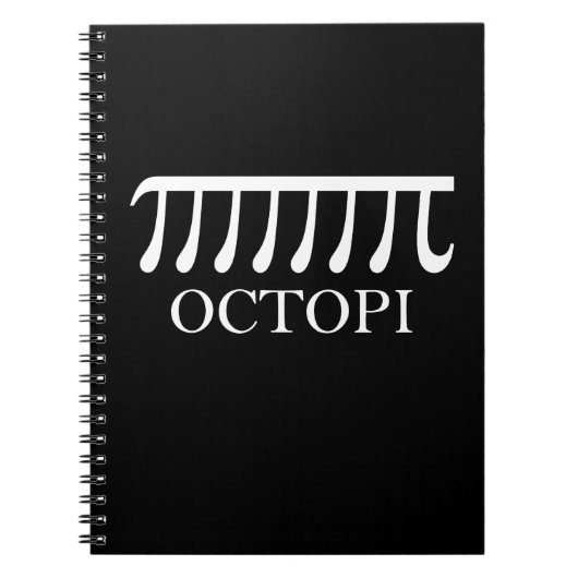 Octopi - Funny Pi Octopus Wiskunde Notitieboek (Voorkant)
