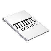 Octopi - Funny Pi Octopus Wiskunde Notitieboek (Rechterzijde)
