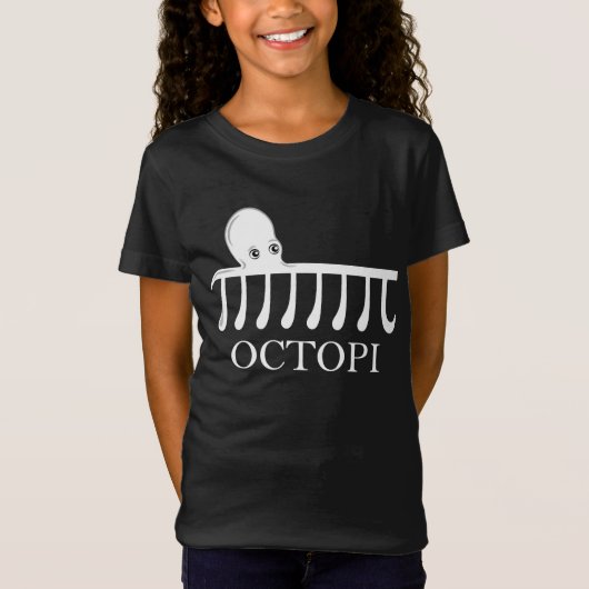 Octopi - Funny Pi Octopus Wiskunde T-shirt (Voorkant)