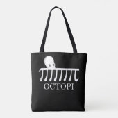Octopi - Funny Pi Octopus Wiskunde Tote Bag (Achterkant)