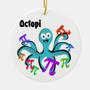 Octopi Keramisch Ornament