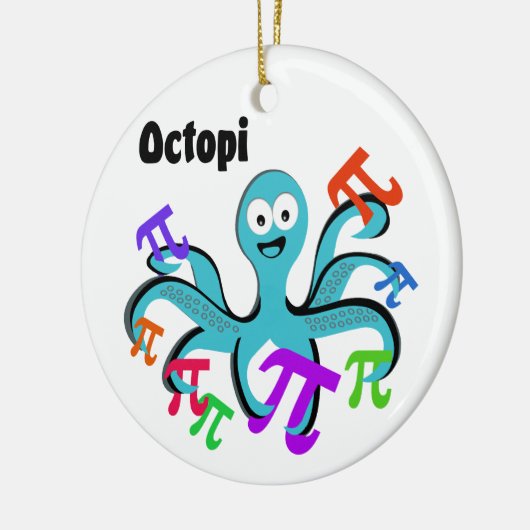 Octopi Keramisch Ornament (Links)