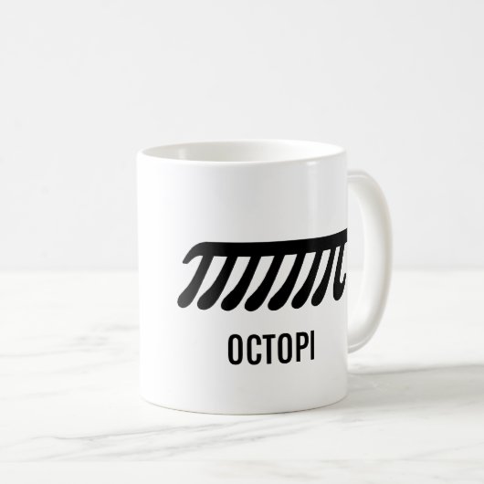 Octopi koffiemok (Voorkant rechts)