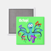 Octopi Magneet (Voorkant / Achterkant)