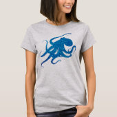 octopi octopus coole hipster glitter octopus shirt (Voorkant)