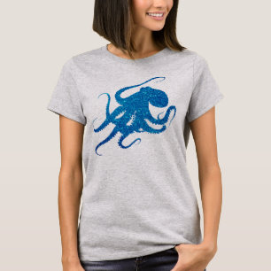 octopi octopus coole hipster glitter octopus shirt