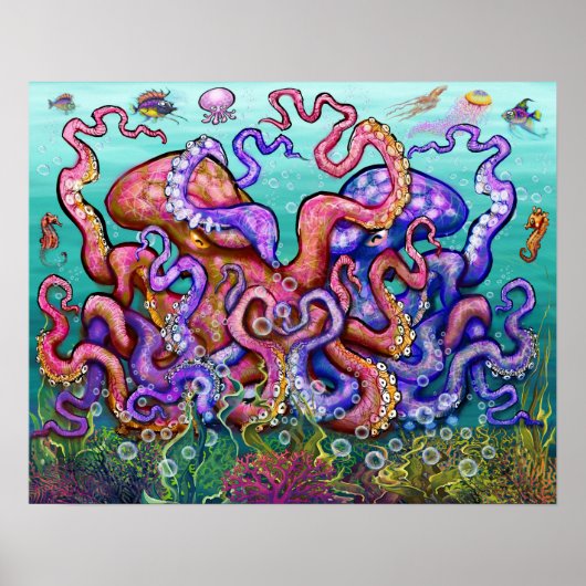 Octopi Poster (Voorkant)