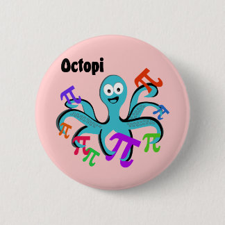 Octopi Ronde Button 5,7 Cm
