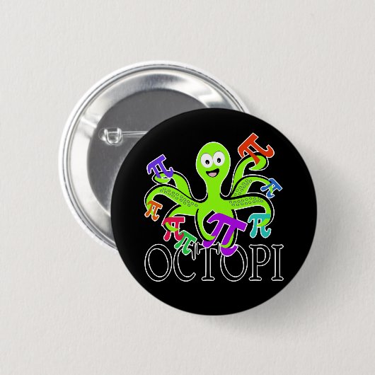 octopi ronde button 5,7 cm (Voorkant /achterkant)