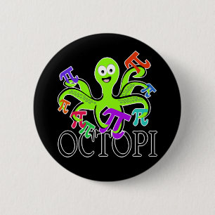 octopi ronde button 5,7 cm