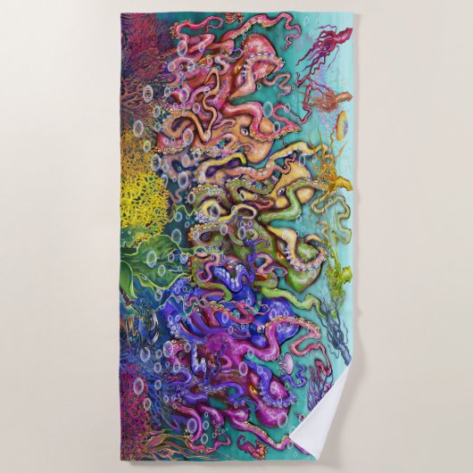 Octopi Strandlaken (Voorkant)