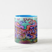 Octopi Two-Tone Coffee Mok (Center)